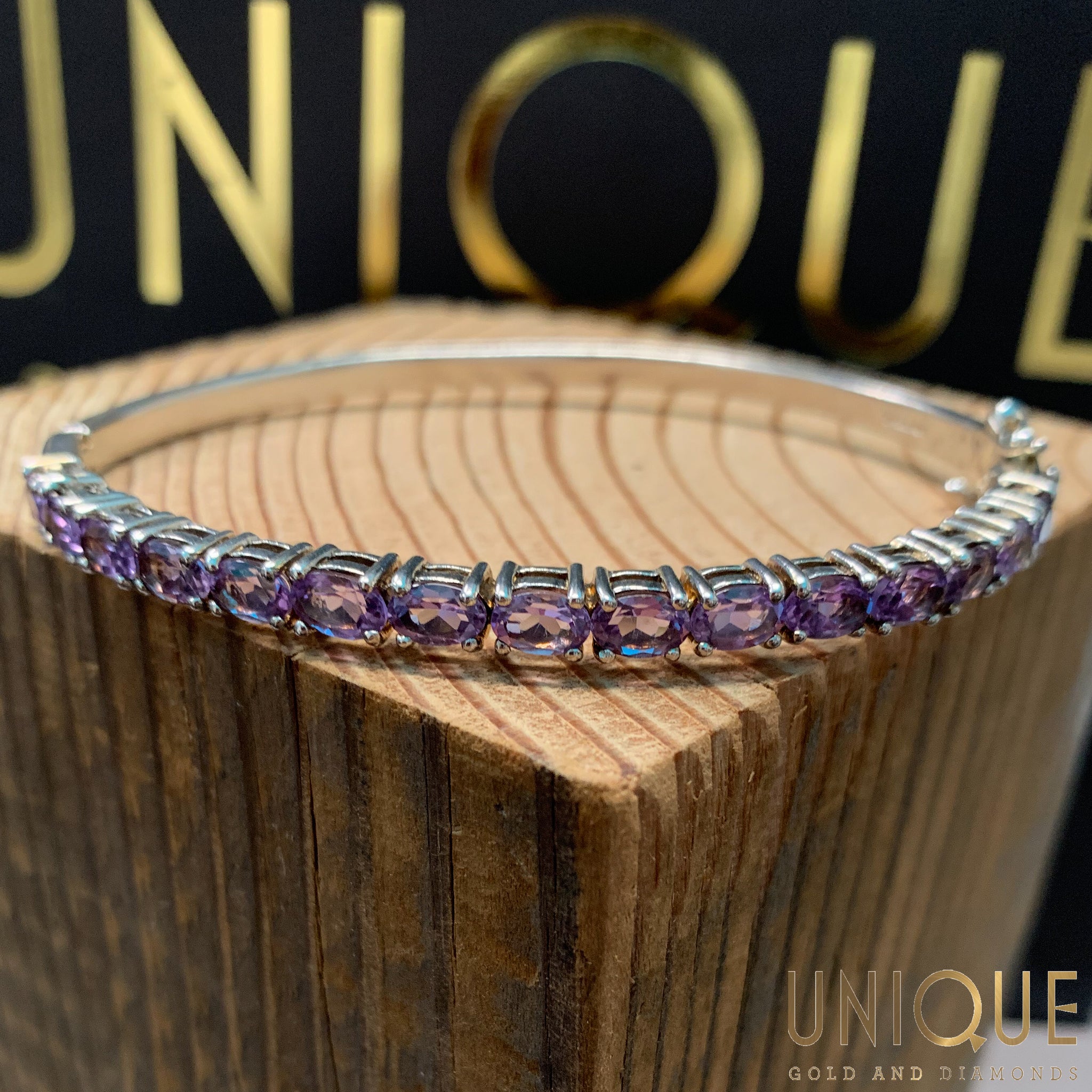 Amethyst bangle discount