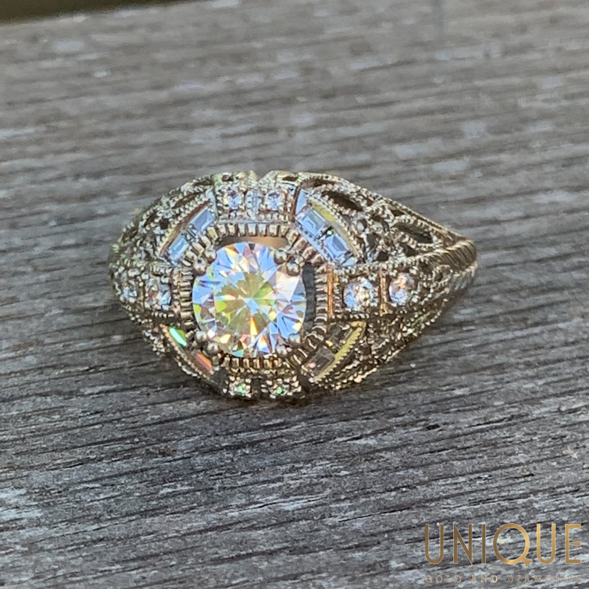 Vintage discount statement rings
