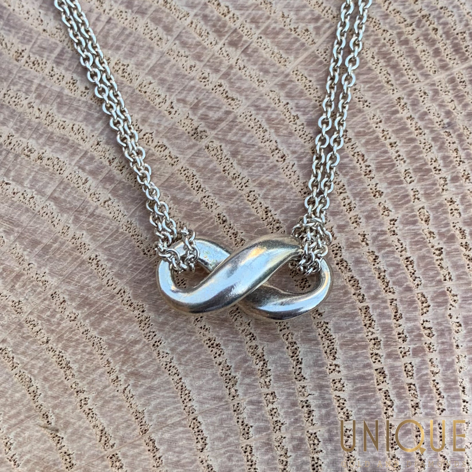 Tiffanys infinity necklace shop