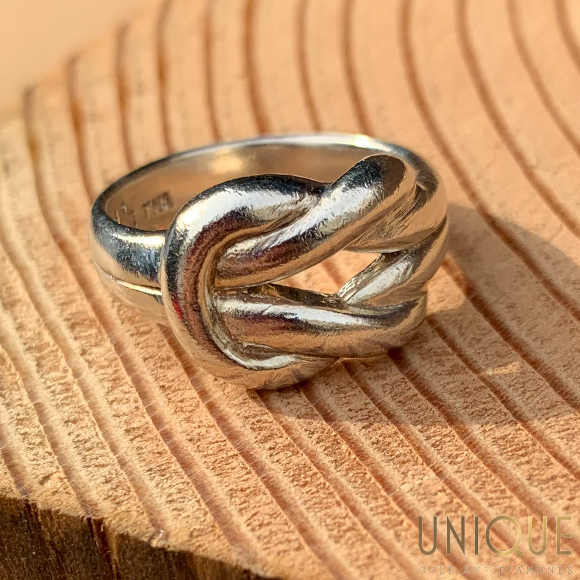 Silver hotsell knot ring
