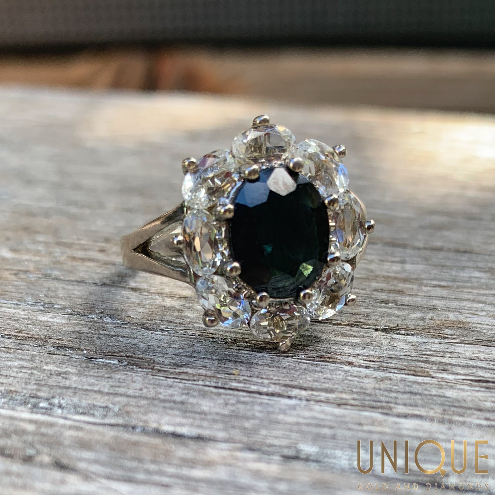 Sterling silver ring with cz stone cheap